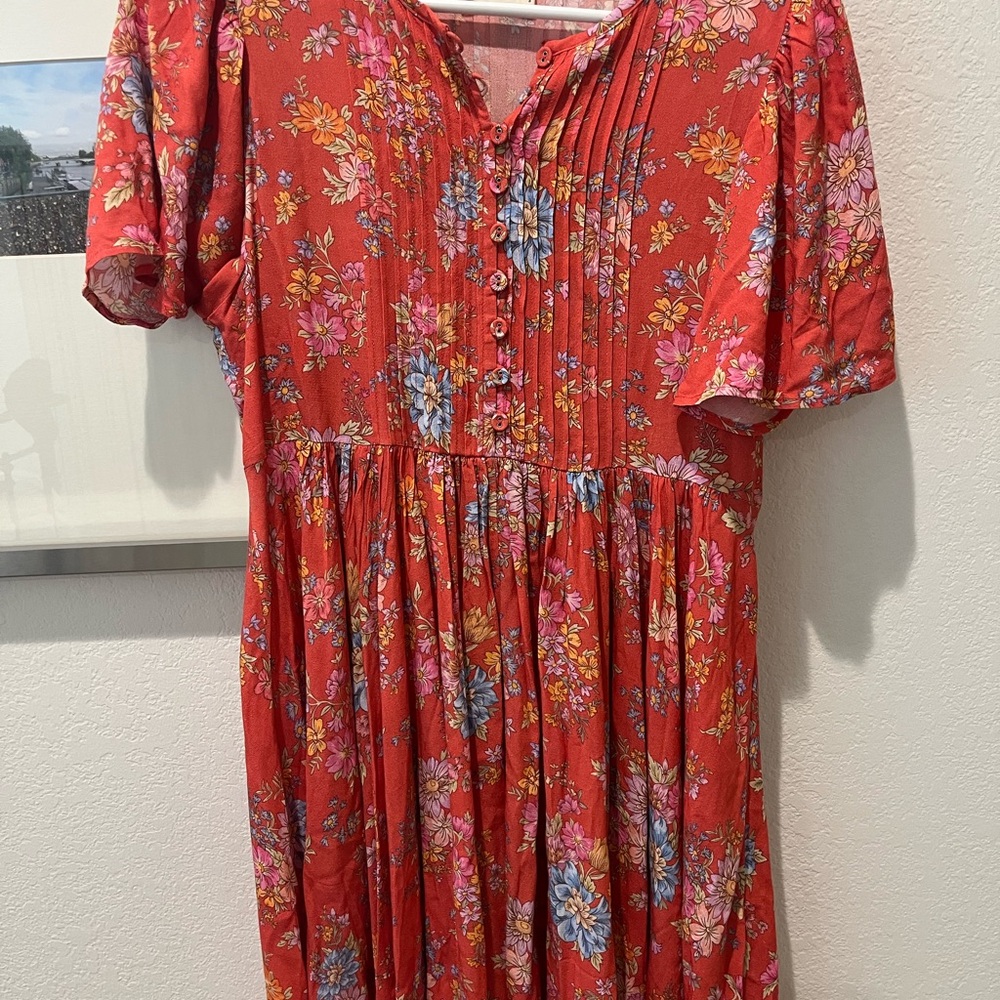Spell and the Gypsy Collective Meadowland flutter sleeve mini dress